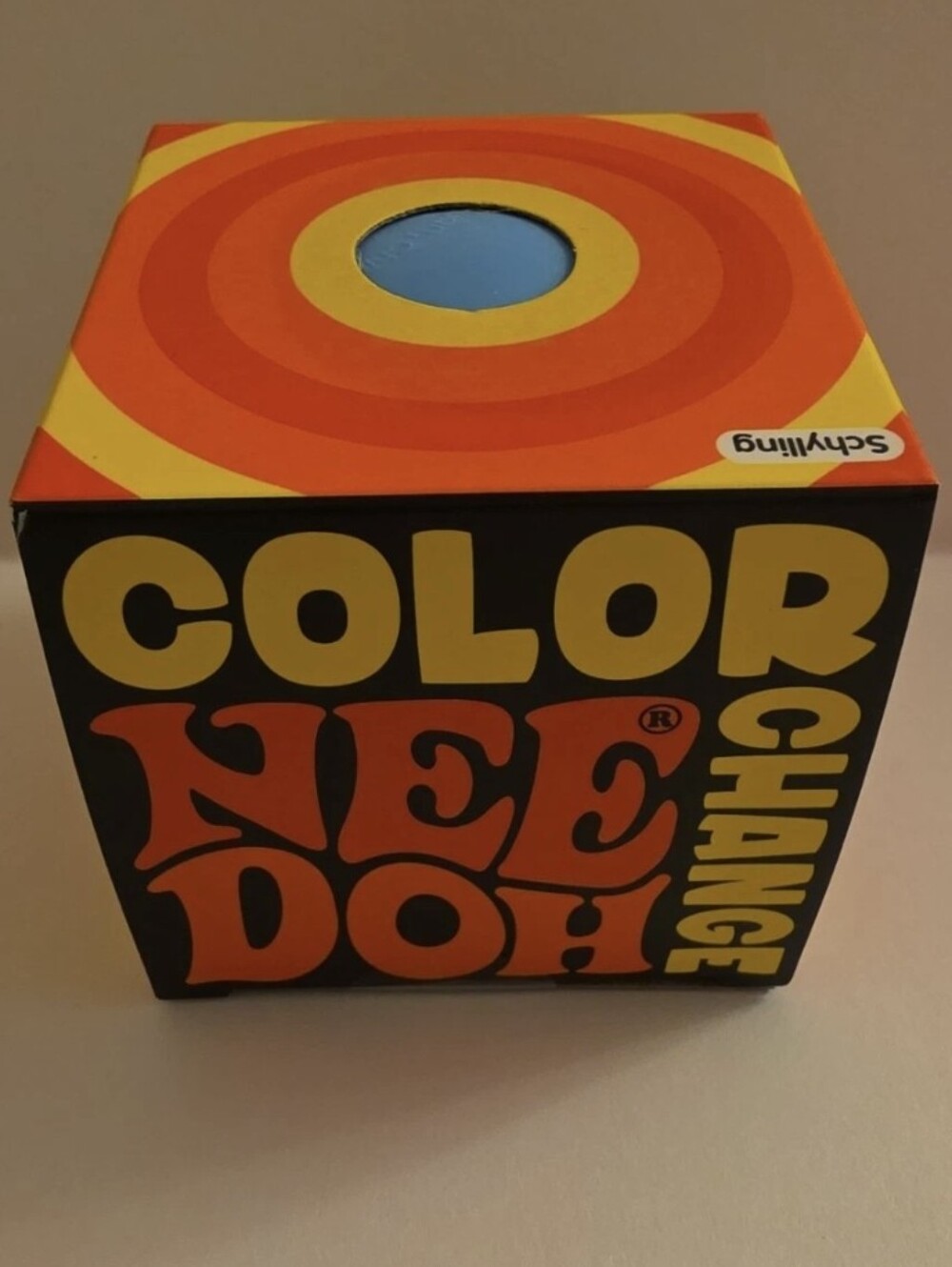 NEW Schylling Color Change NeeDoh Groovy Glob Sensory Fidget Toy Blue